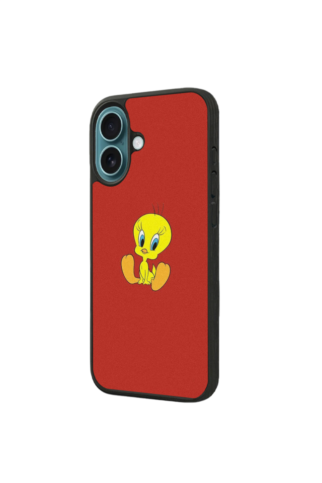 iPhone 16 Uyumlu Tweety Tasarımlı Glossy Premium Kılıf