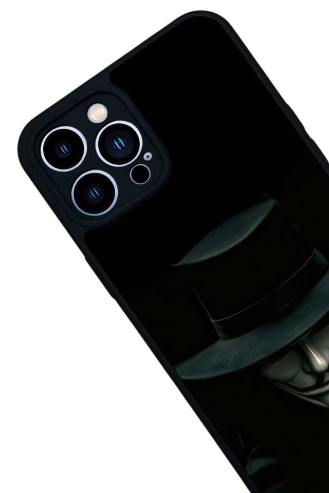 iPhone 12 Pro Max Uyumlu Vendetta Tasarımlı Glossy Premium Kılıf