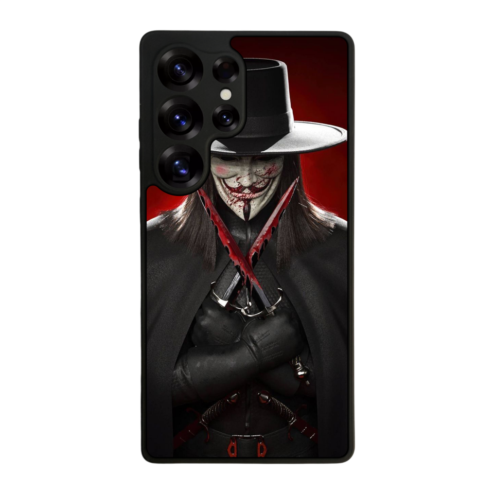 Samsung Galaxy S25 Ultra Uyumlu Vendetta Tasarımlı Glossy Premium Kılıf