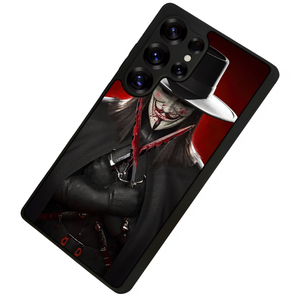 Samsung Galaxy S25 Ultra Uyumlu Vendetta Tasarımlı Glossy Premium Kılıf