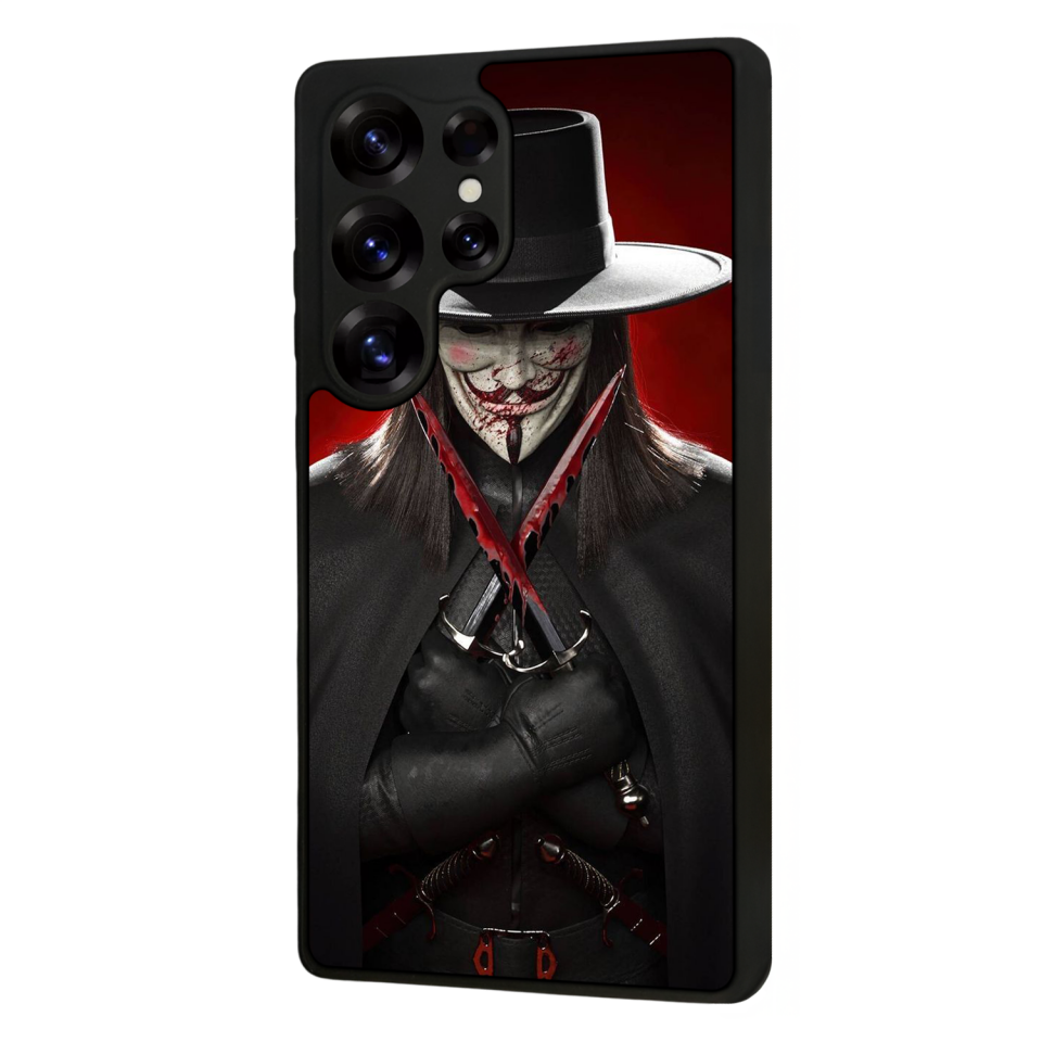 Samsung Galaxy S25 Ultra Uyumlu Vendetta Tasarımlı Glossy Premium Kılıf