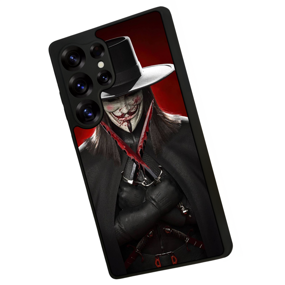Samsung Galaxy S25 Ultra Uyumlu Vendetta Tasarımlı Glossy Premium Kılıf
