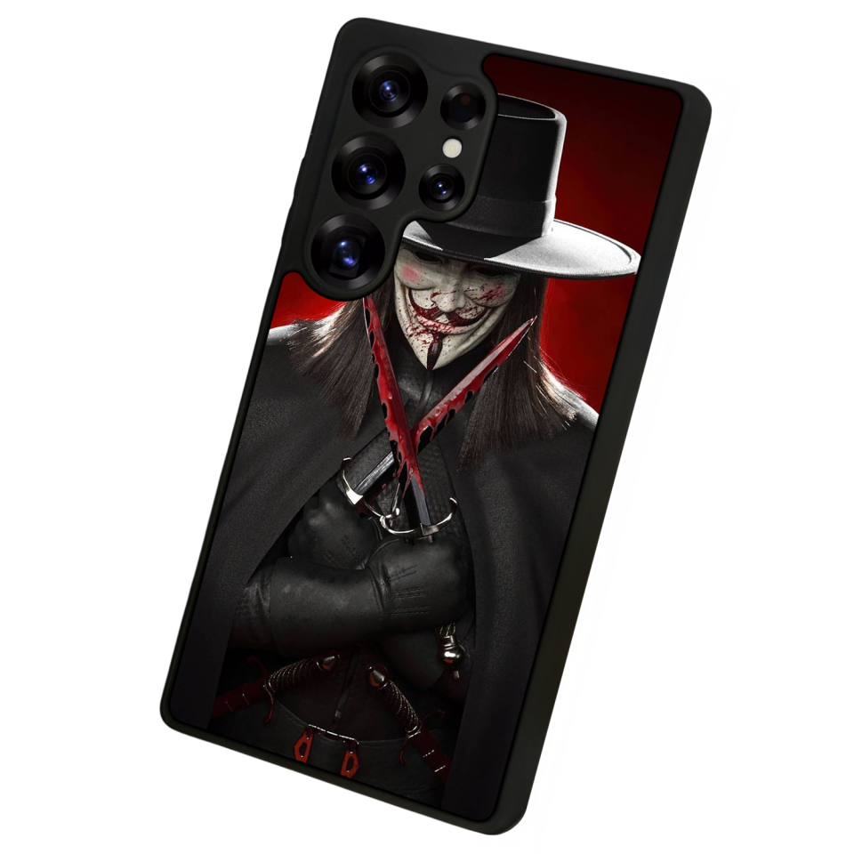 Samsung Galaxy S25 Ultra Uyumlu Vendetta Tasarımlı Glossy Premium Kılıf