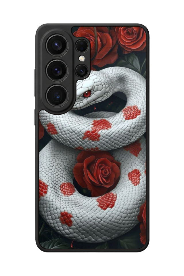 Samsung Galaxy S26 Ultra Uyumlu Yılan Tasarımlı Glossy Premium Kılıf