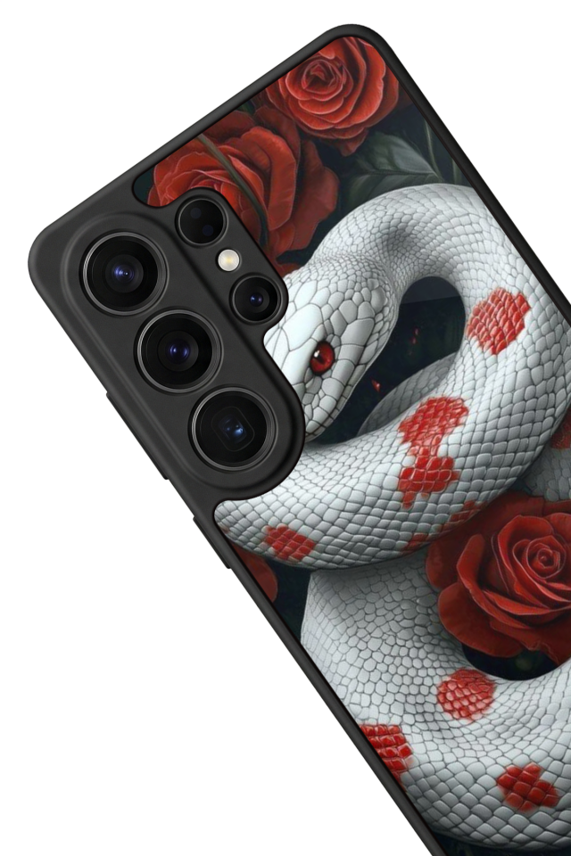 Samsung Galaxy S26 Ultra Uyumlu Yılan Tasarımlı Glossy Premium Kılıf