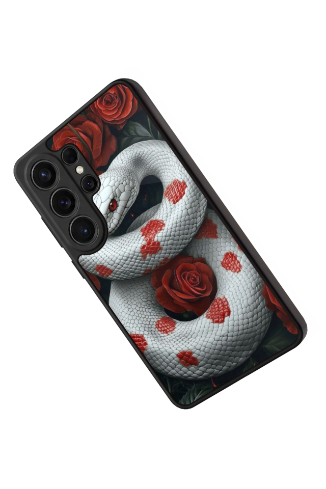 Samsung Galaxy S26 Ultra Uyumlu Yılan Tasarımlı Glossy Premium Kılıf