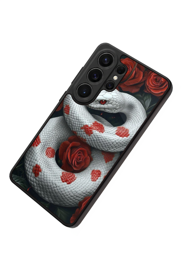 Samsung Galaxy S26 Ultra Uyumlu Yılan Tasarımlı Glossy Premium Kılıf