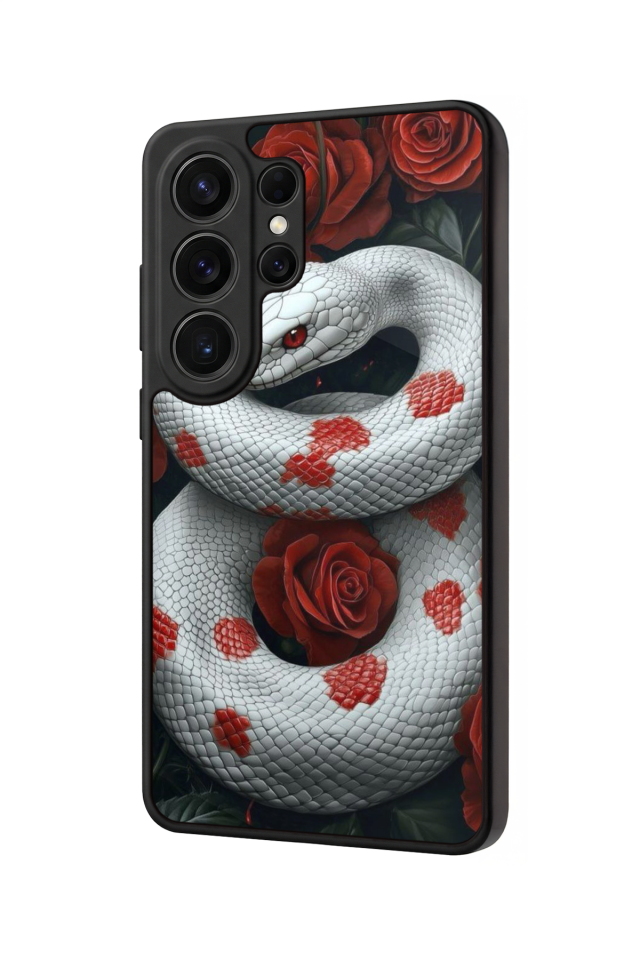 Samsung Galaxy S26 Ultra Uyumlu Yılan Tasarımlı Glossy Premium Kılıf