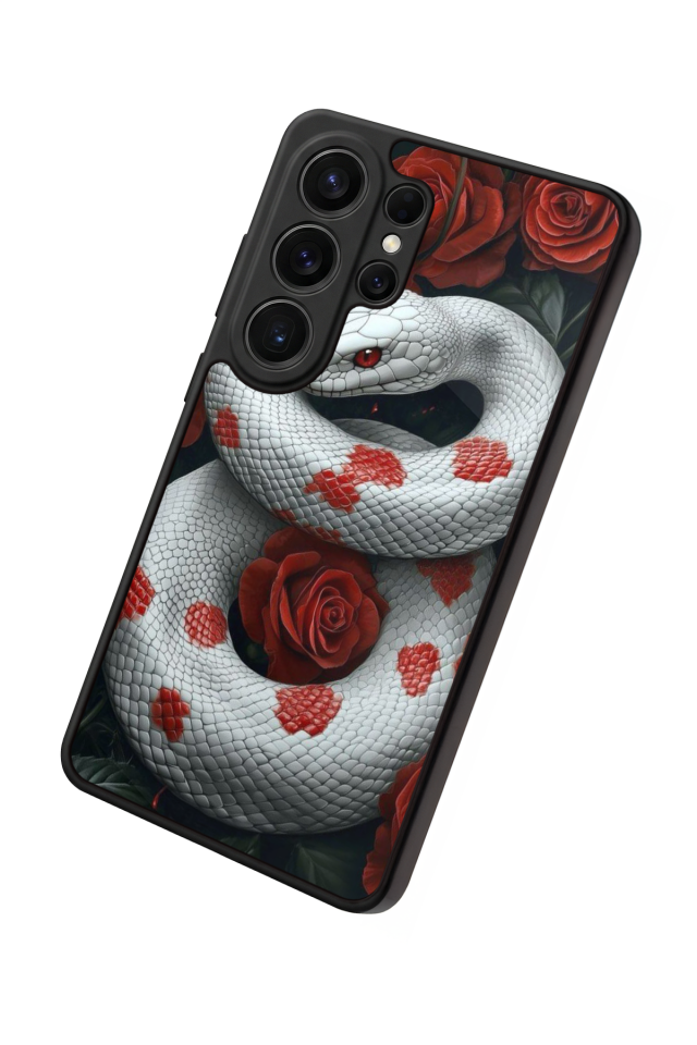 Samsung Galaxy S26 Ultra Uyumlu Yılan Tasarımlı Glossy Premium Kılıf