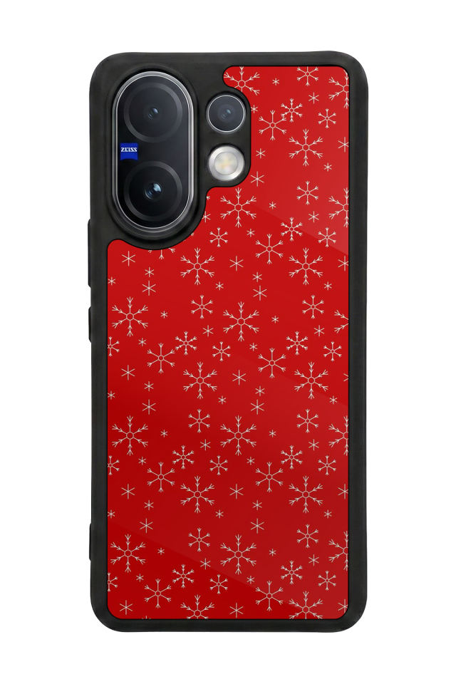 Vivo V60 Uyumlu Yilbasi Christmas Tasarımlı Glossy Premium Kılıf