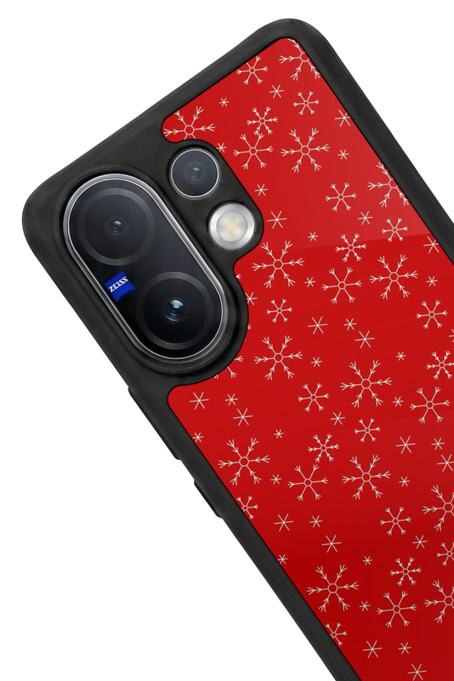 Vivo V60 Uyumlu Yilbasi Christmas Tasarımlı Glossy Premium Kılıf