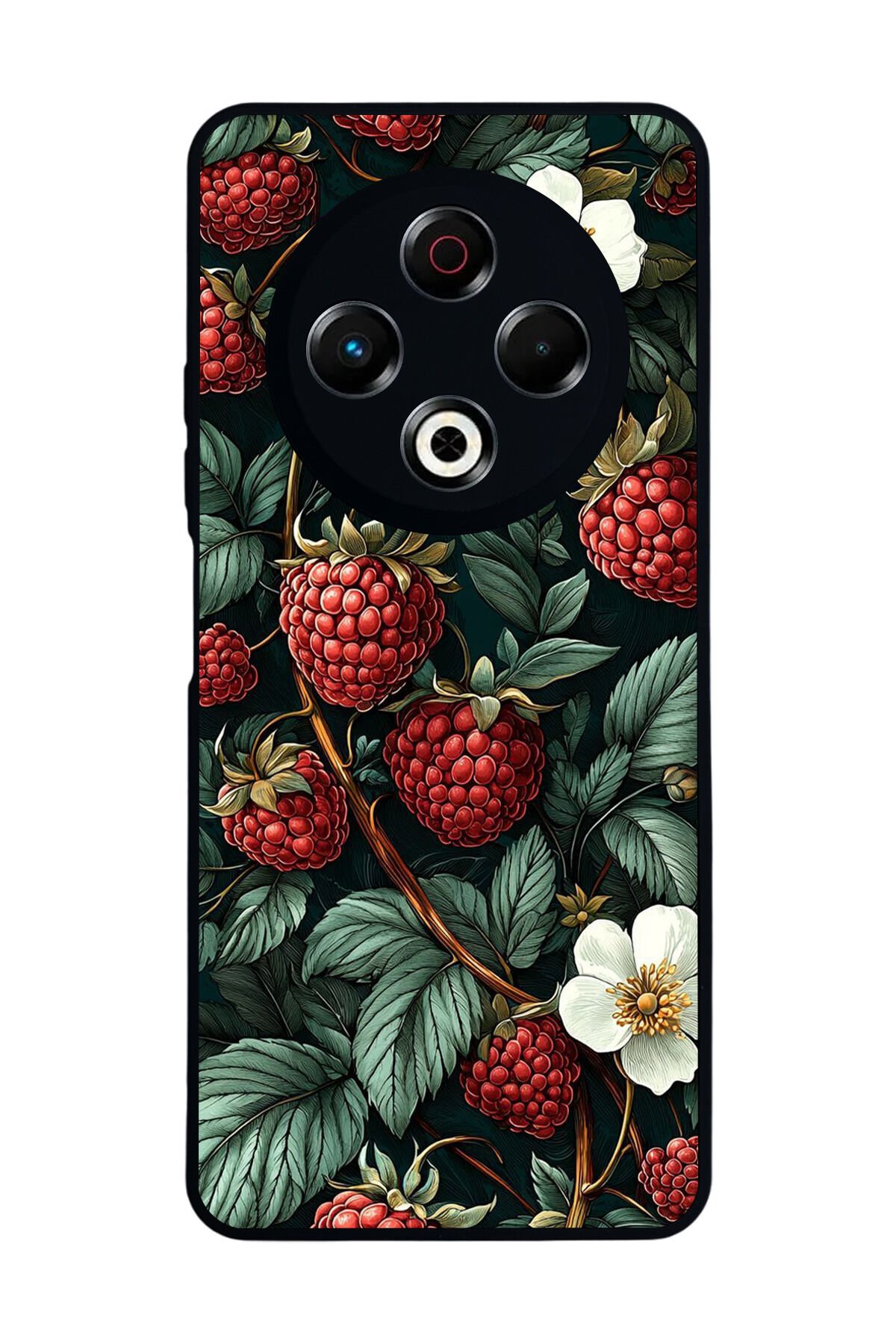 Tecno Spark 30 Uyumlu Botanik Tasarımlı Glossy Premium Kılıf