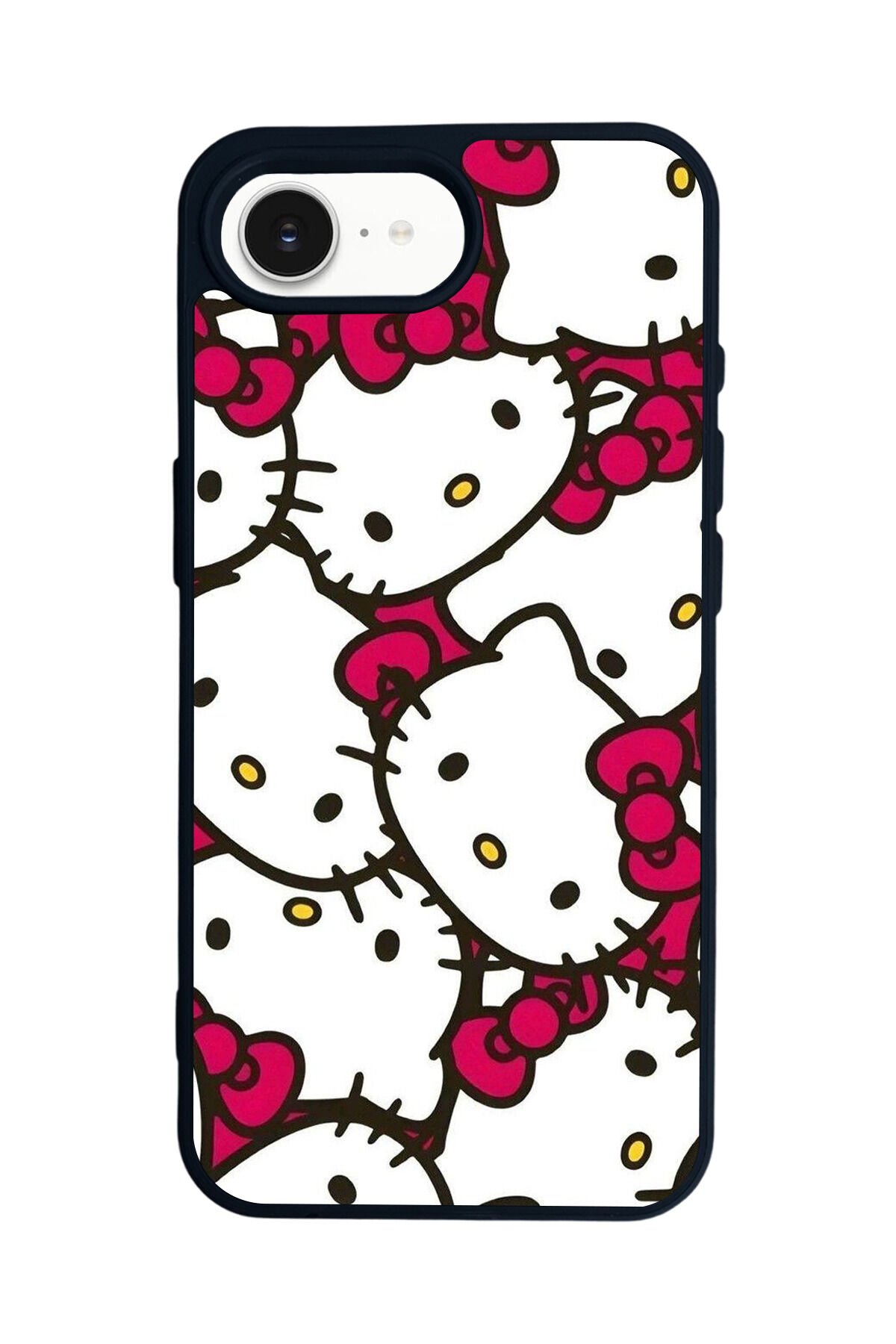 iPhone 16E Uyumlu HelloKitty Tasarımlı Glossy Premium Kılıf