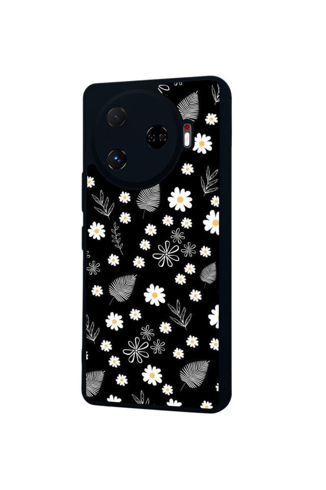 Tecno Camon 30 Pro Uyumlu Floral Tasarımlı Glossy Premium Kılıf