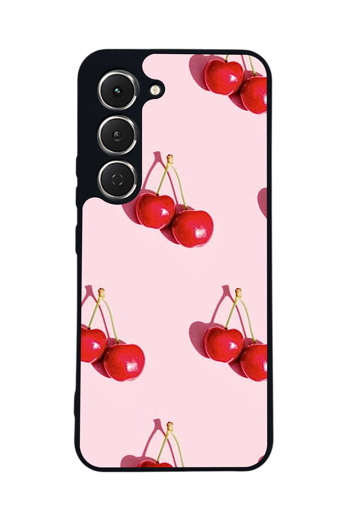 Tecno Spark 40 Pro Uyumlu Kiraz Tasarımlı Glossy Premium Kılıf