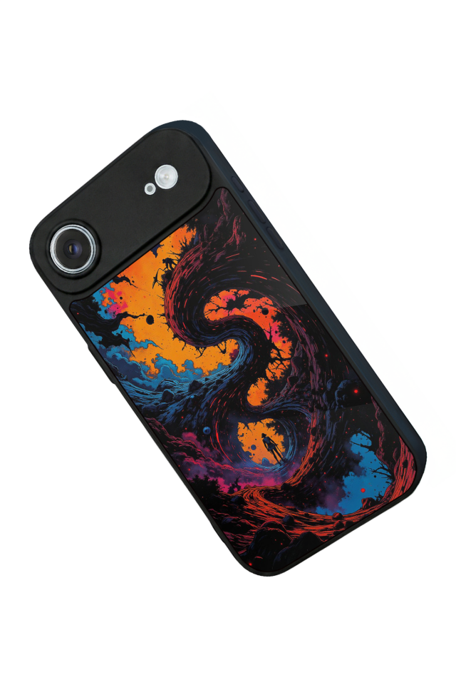 iPhone 17 Air Uyumlu Abstract Tasarımlı Glossy Premium Kılıf