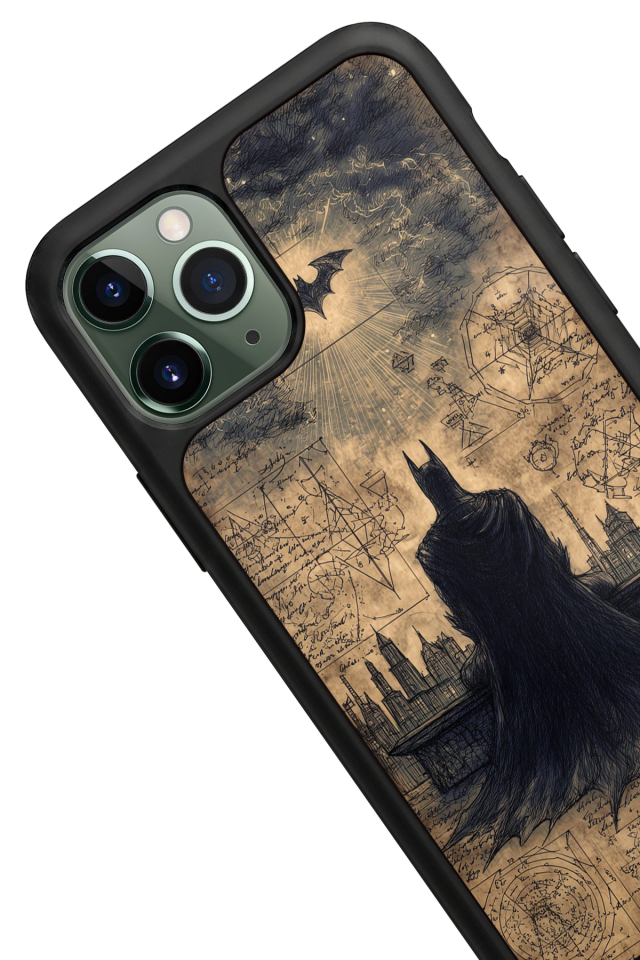 iPhone 11 Pro Uyumlu Batman Tasarımlı Glossy Premium Kılıf