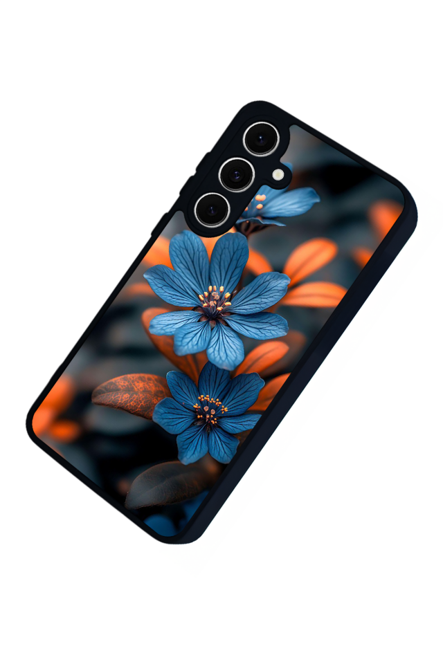 Samsung Galaxy S24 FE Uyumlu Cicek Tasarımlı Glossy Premium Kılıf