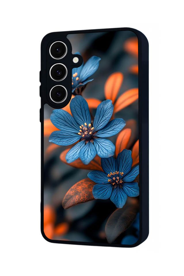 Samsung Galaxy S24 FE Uyumlu Cicek Tasarımlı Glossy Premium Kılıf