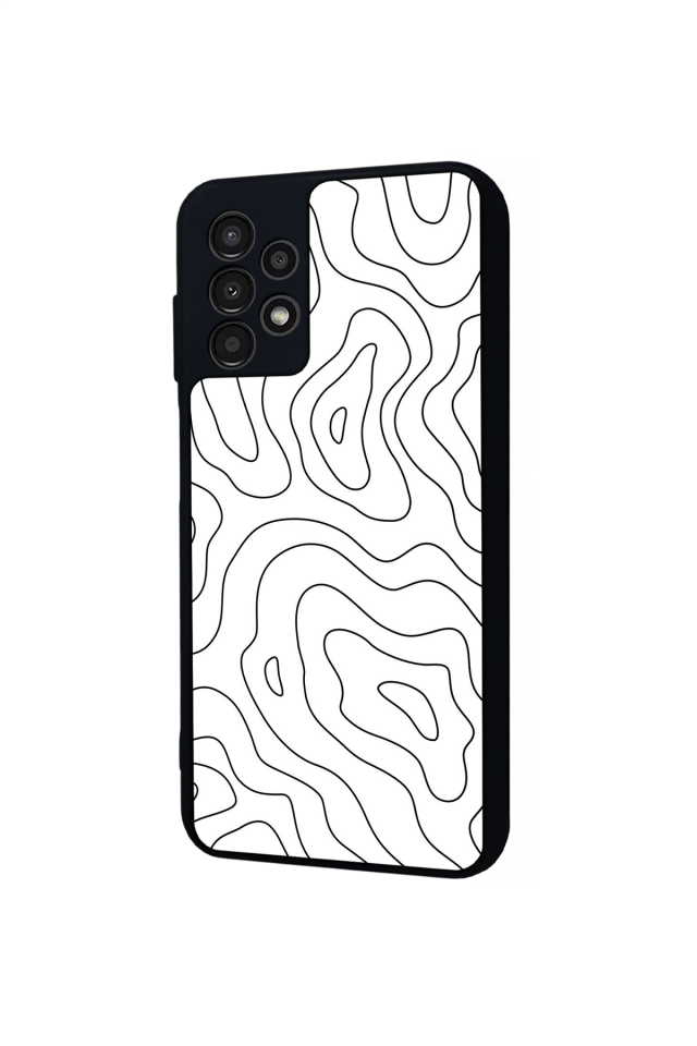 Samsung Galaxy A13 Uyumlu Çizgi Sanatı Tasarımlı Glossy Premium Kılıf