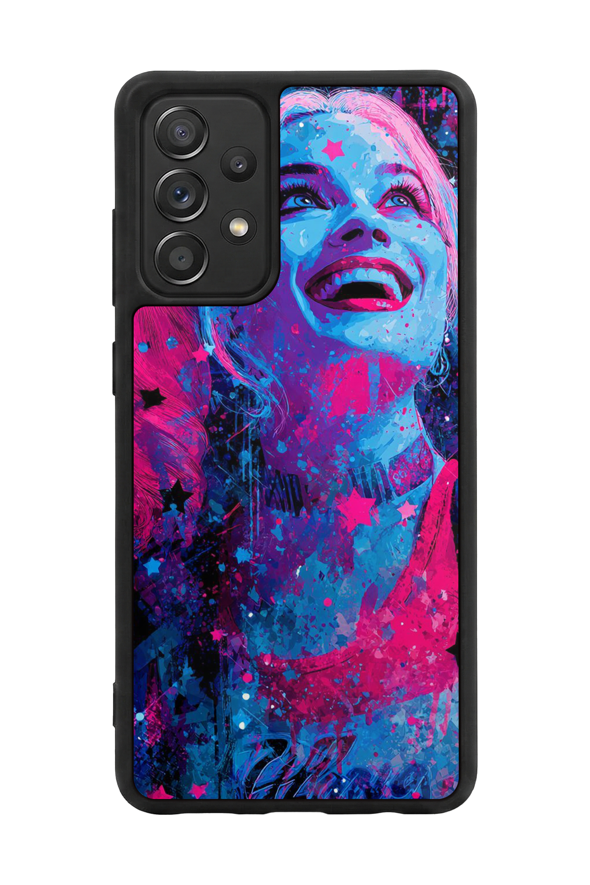 Samsung Galaxy A72 Uyumlu HarleyQueen Tasarımlı Glossy Premium Kılıf