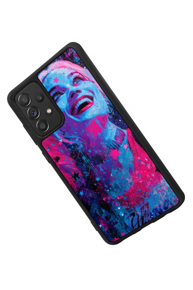 Samsung Galaxy A72 Uyumlu HarleyQueen Tasarımlı Glossy Premium Kılıf