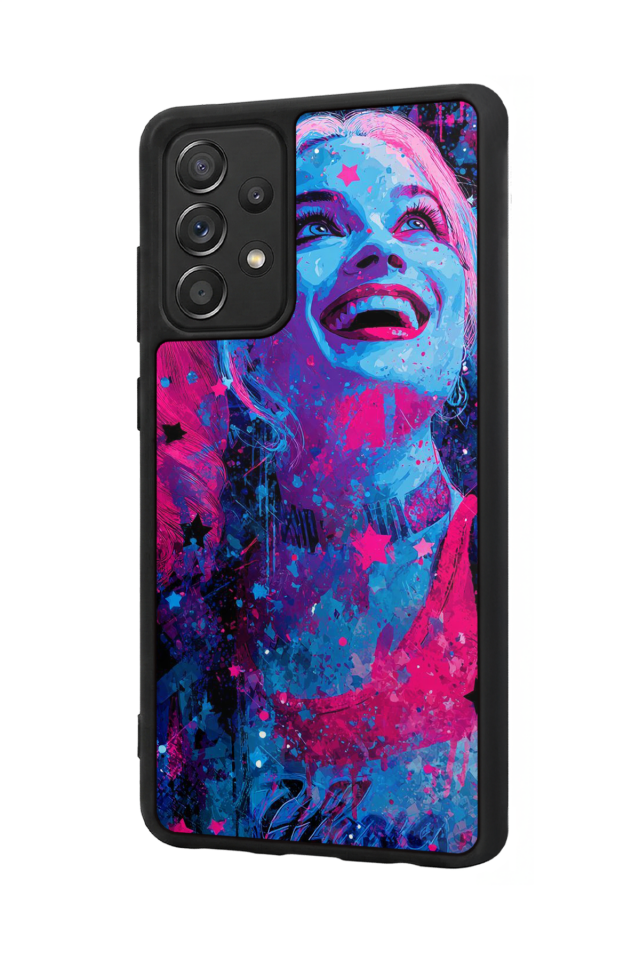 Samsung Galaxy A72 Uyumlu HarleyQueen Tasarımlı Glossy Premium Kılıf
