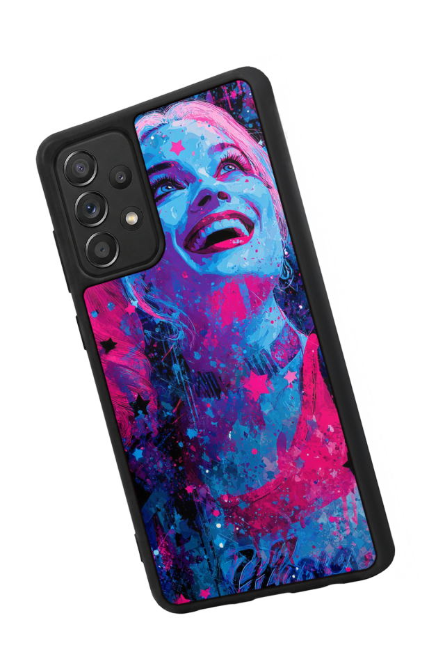 Samsung Galaxy A72 Uyumlu HarleyQueen Tasarımlı Glossy Premium Kılıf