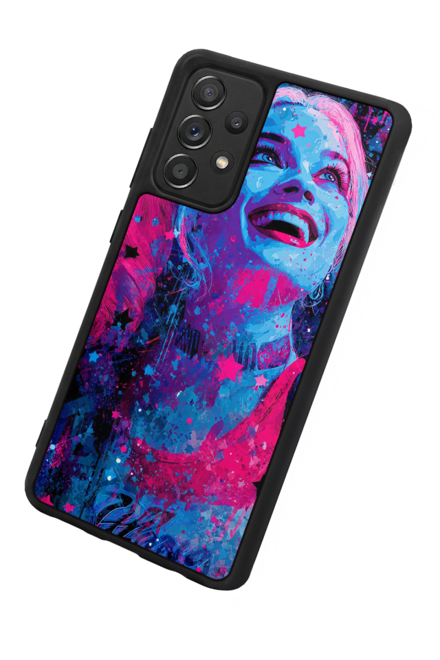 Samsung Galaxy A72 Uyumlu HarleyQueen Tasarımlı Glossy Premium Kılıf