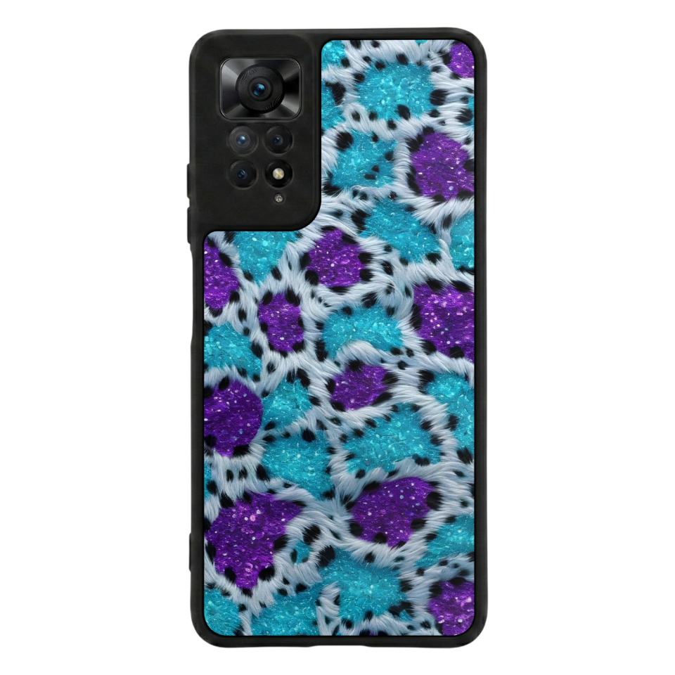 Xiaomi Redmi Note 12 Pro Uyumlu Hologram Leopar Tasarımlı Glossy Premium Kılıf
