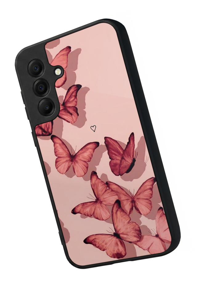 Samsung Galaxy A17 Uyumlu Kelebek Tasarımlı Glossy Premium Kılıf