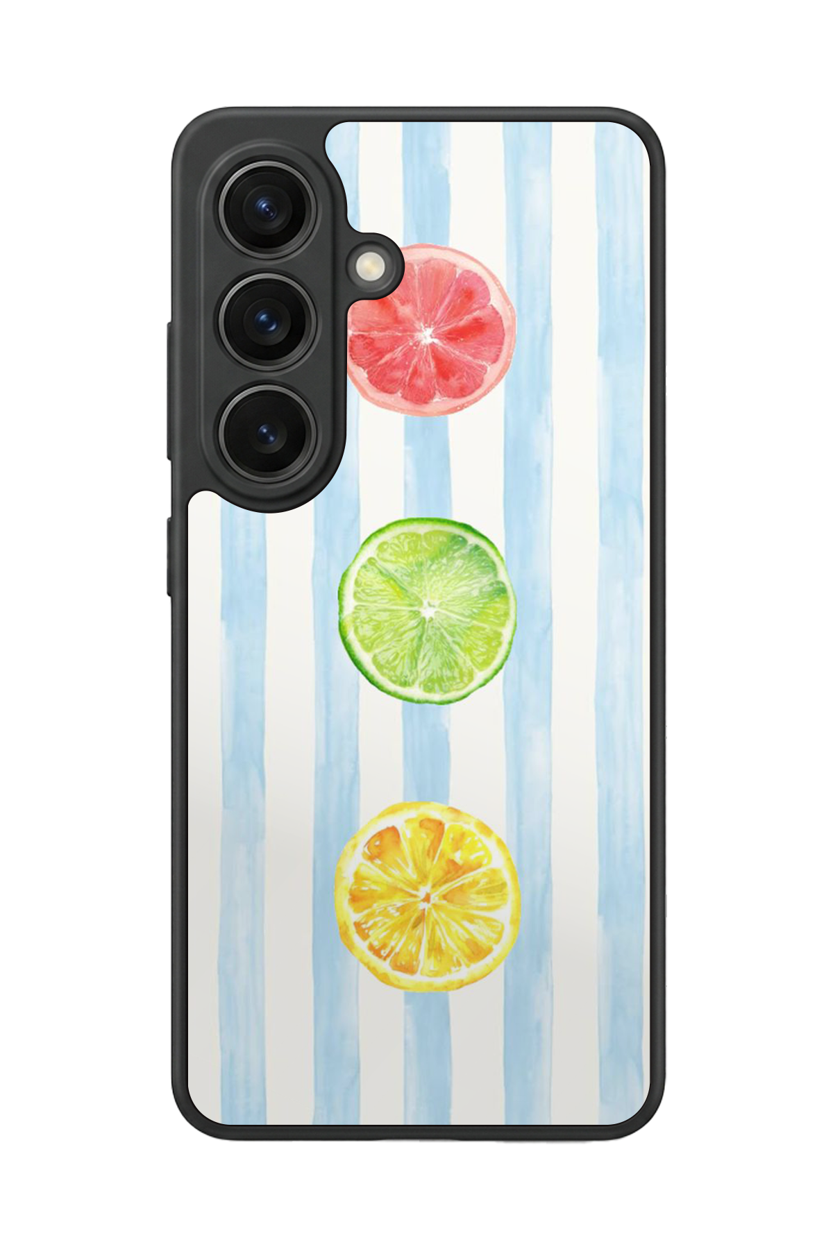 Samsung Galaxy S26 Uyumlu Limon Tasarımlı Glossy Premium Kılıf