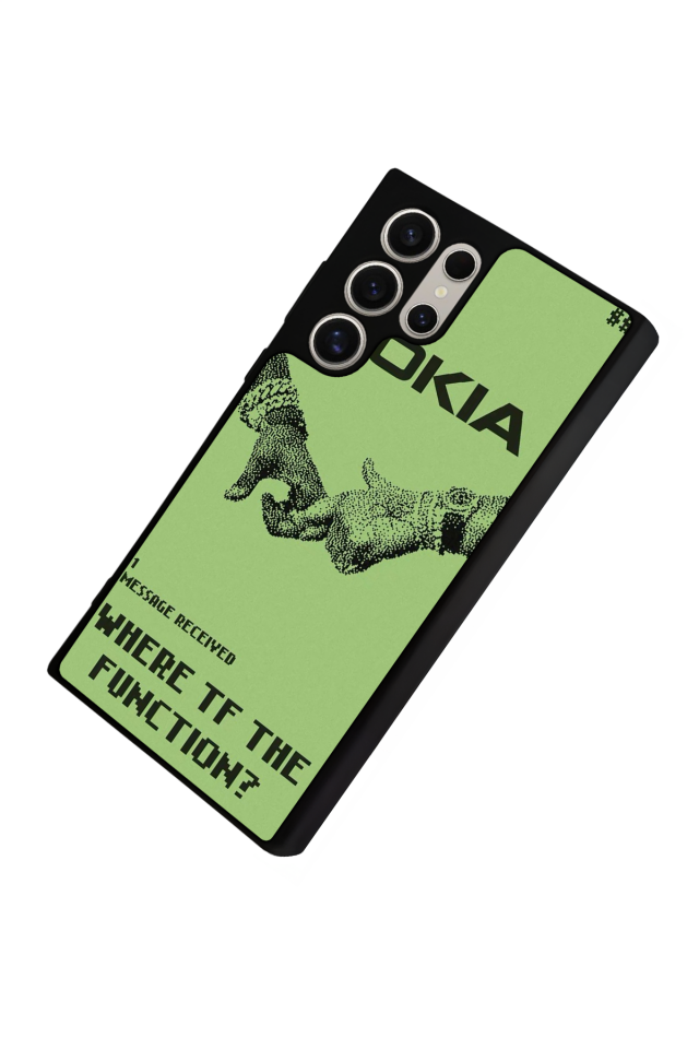 Samsung Galaxy S22 Ultra Uyumlu Nokia Tasarımlı Glossy Premium Kılıf