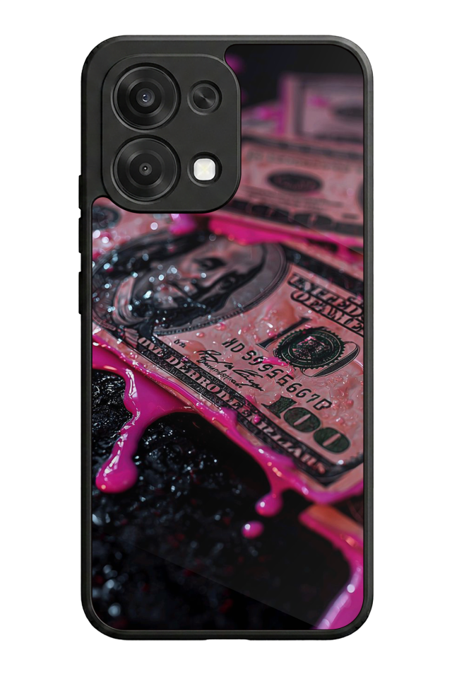 Oppo A6 Pro Uyumlu Para Tasarımlı Glossy Premium Kılıf