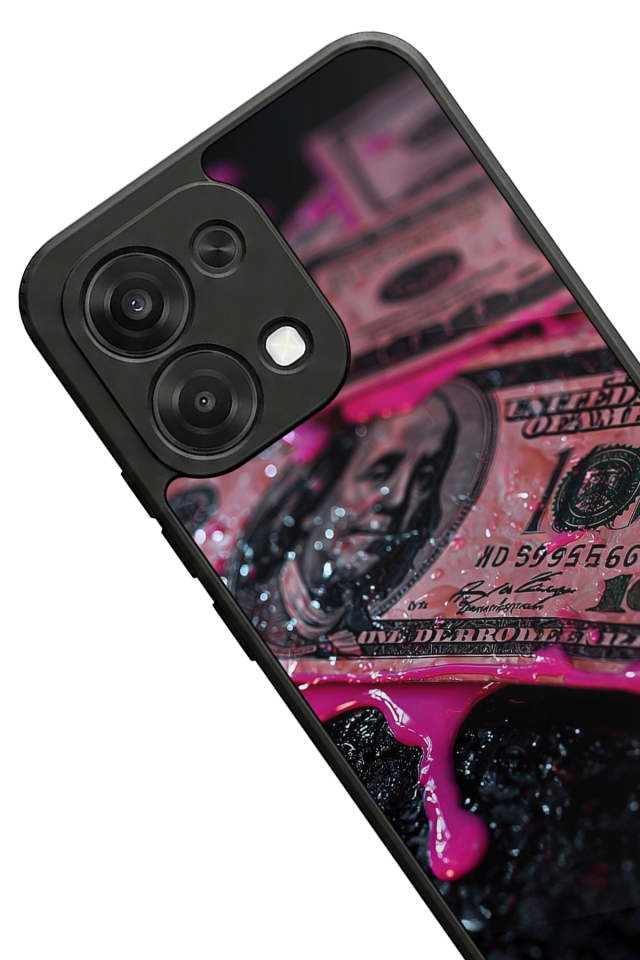 Oppo A6 Pro Uyumlu Para Tasarımlı Glossy Premium Kılıf