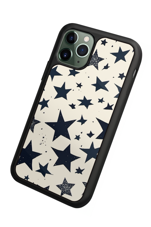 iPhone 11 Pro Max Uyumlu Retro Yildizlar Tasarımlı Glossy Premium Kılıf