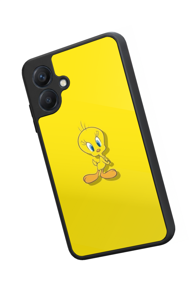 Samsung Galaxy A07 Uyumlu Tweety Tasarımlı Glossy Premium Kılıf