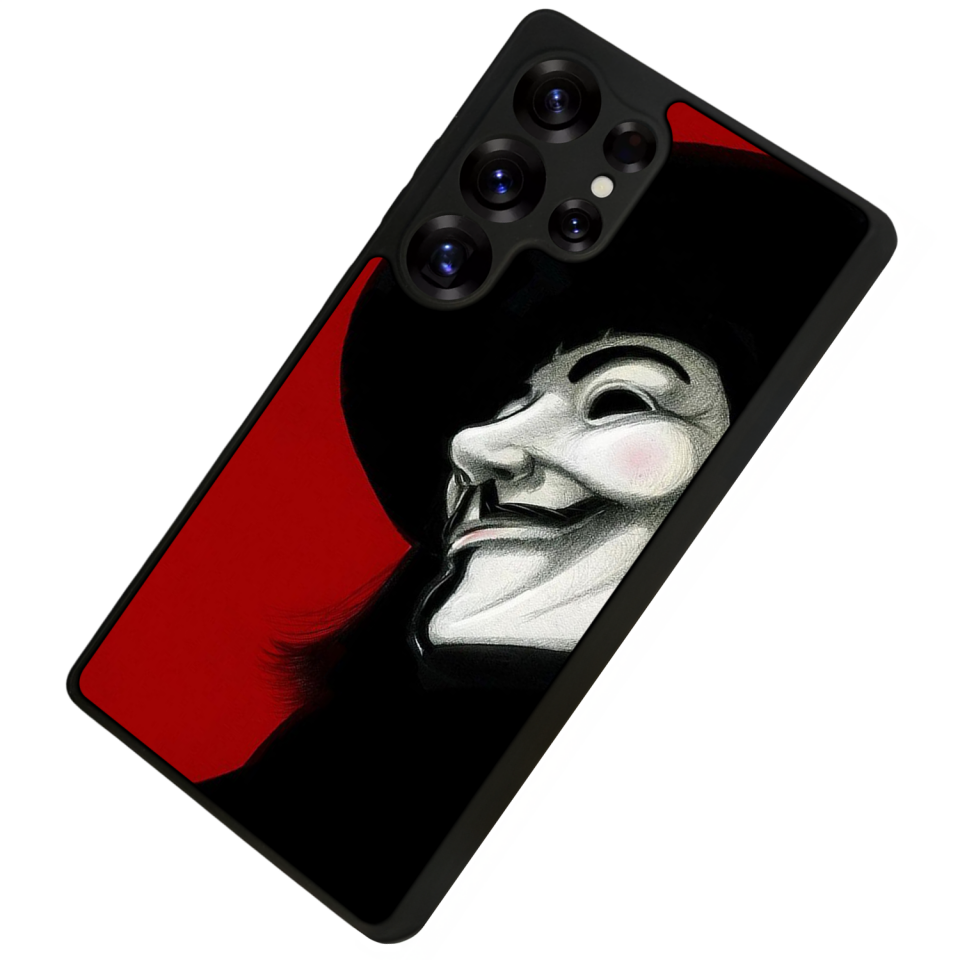 Samsung Galaxy S25 Ultra Uyumlu Vendetta Tasarımlı Glossy Premium Kılıf