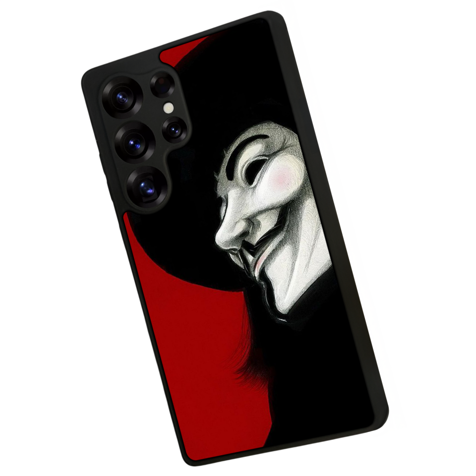 Samsung Galaxy S25 Ultra Uyumlu Vendetta Tasarımlı Glossy Premium Kılıf