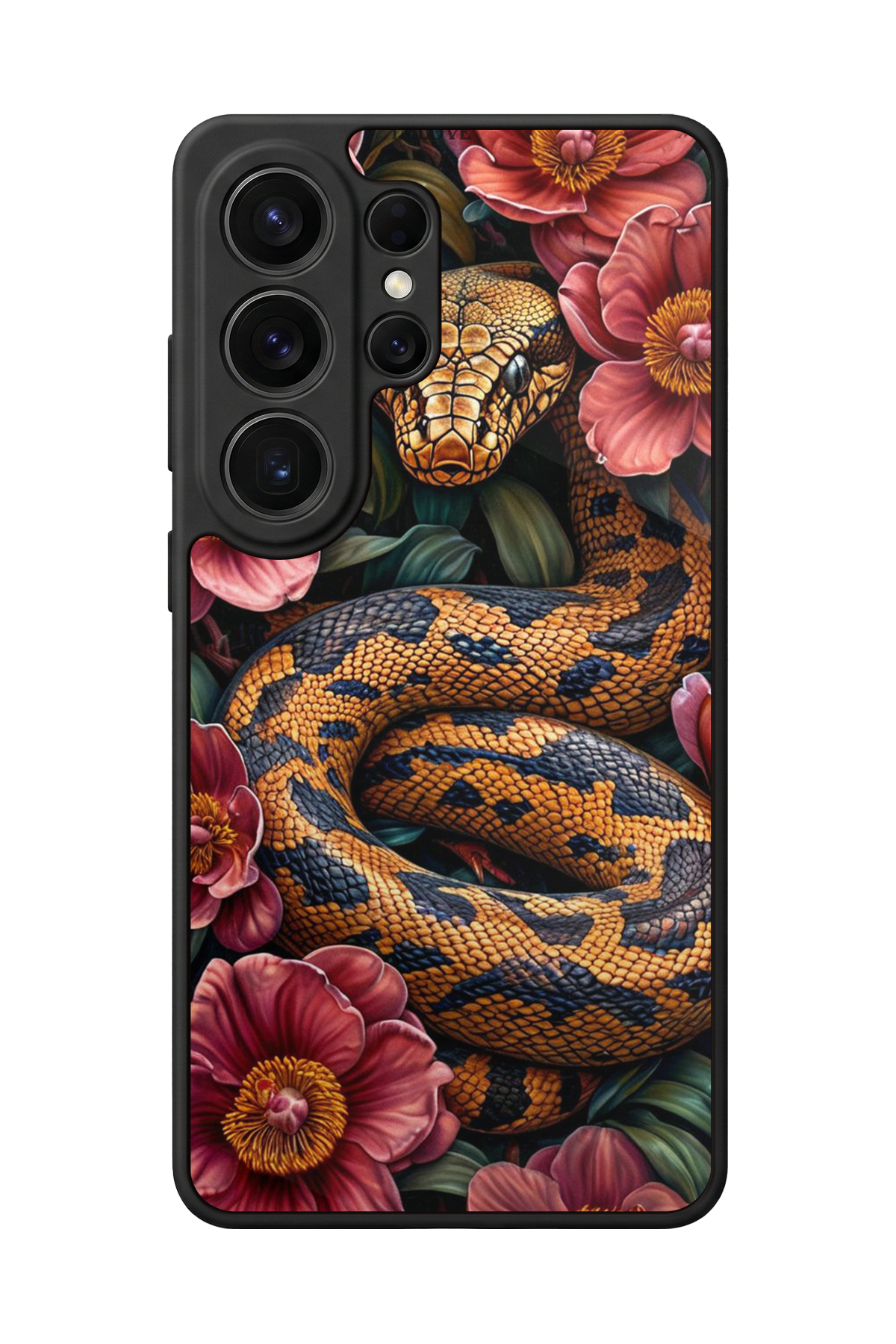 Samsung Galaxy S26 Ultra Uyumlu Yılan Tasarımlı Glossy Premium Kılıf