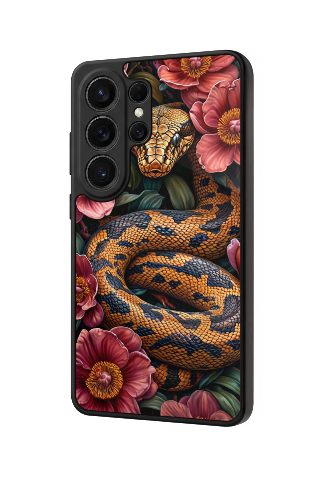 Samsung Galaxy S26 Ultra Uyumlu Yılan Tasarımlı Glossy Premium Kılıf