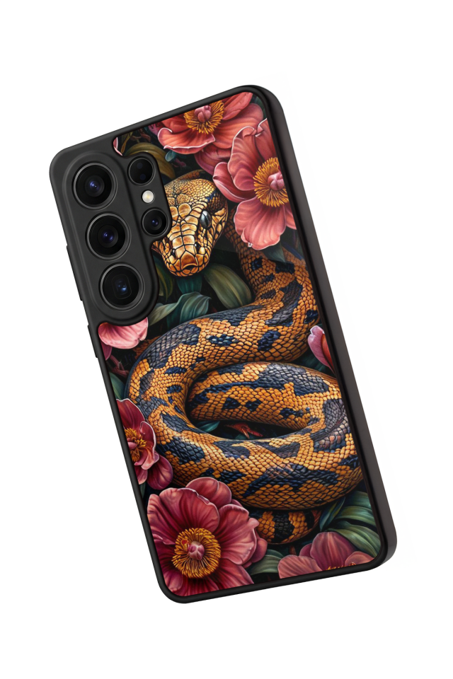 Samsung Galaxy S26 Ultra Uyumlu Yılan Tasarımlı Glossy Premium Kılıf