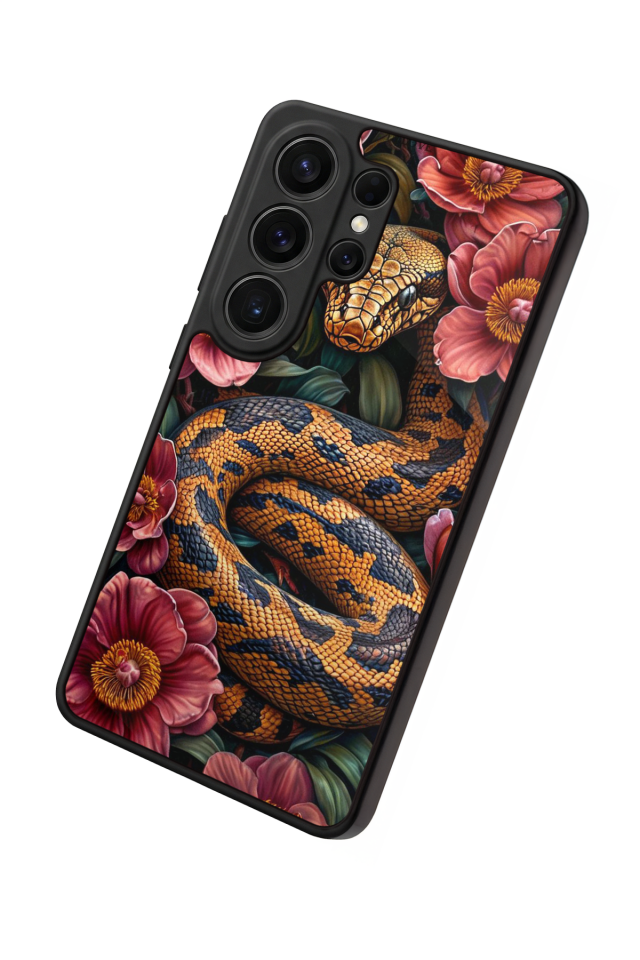 Samsung Galaxy S26 Ultra Uyumlu Yılan Tasarımlı Glossy Premium Kılıf