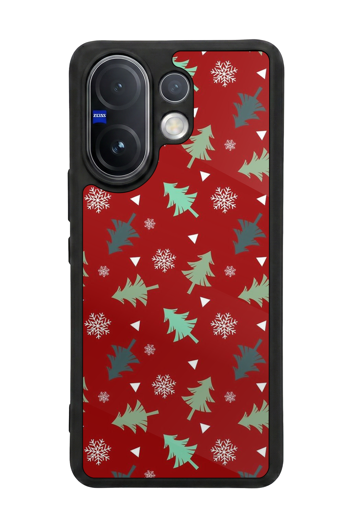 Vivo V60 Uyumlu Yilbasi Christmas Tasarımlı Glossy Premium Kılıf