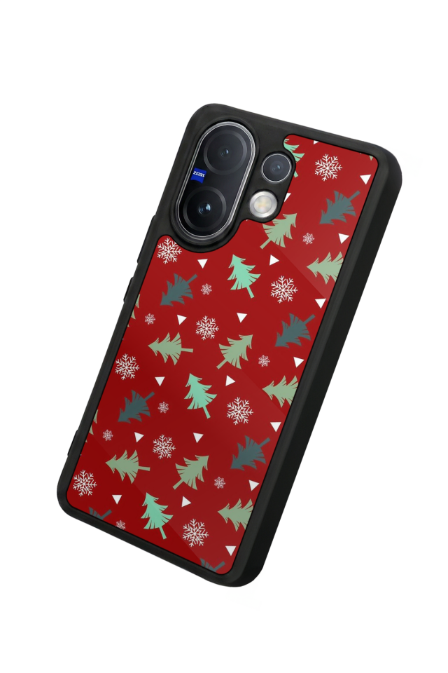 Vivo V60 Uyumlu Yilbasi Christmas Tasarımlı Glossy Premium Kılıf