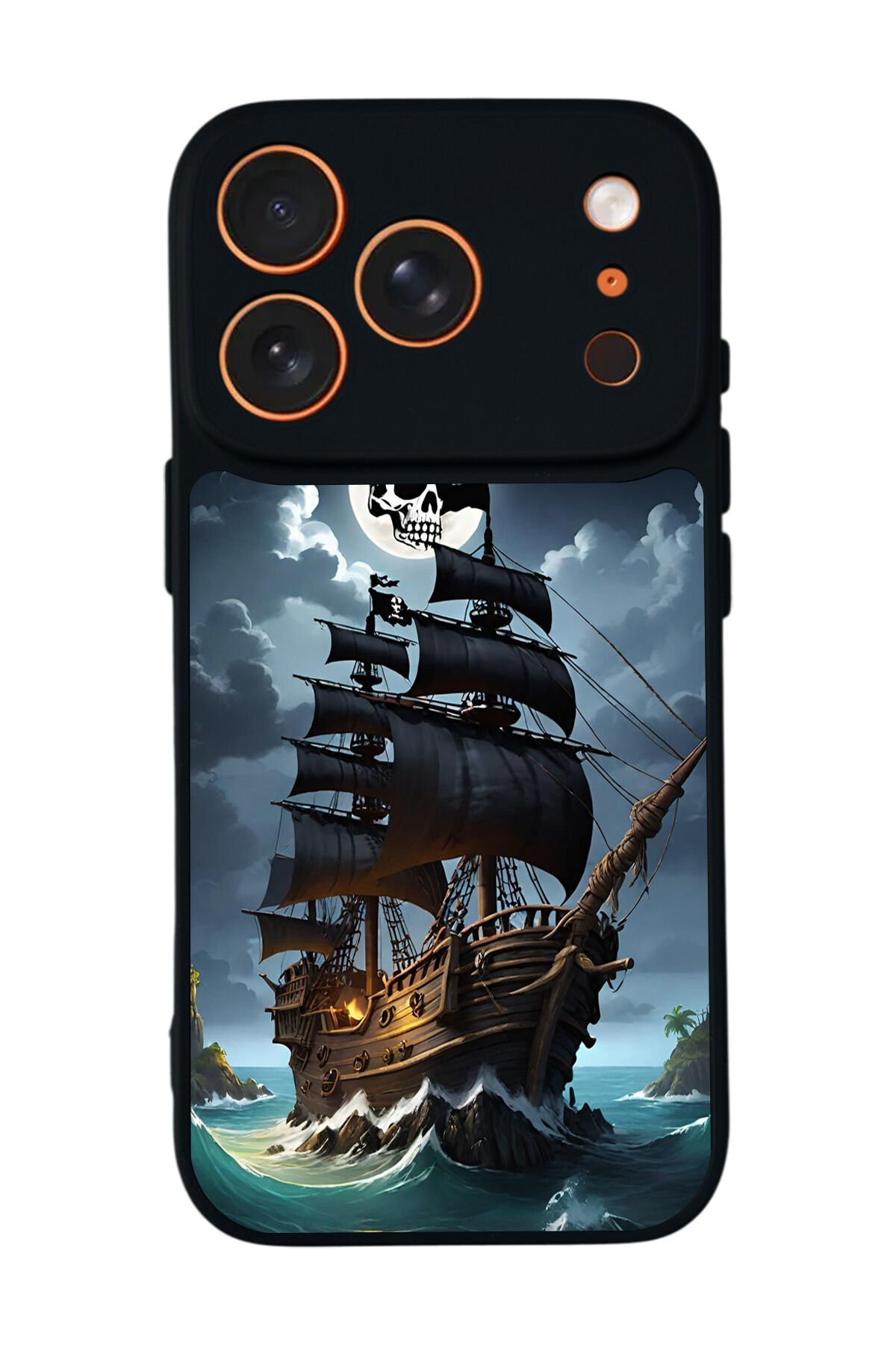 iPhone 17 Pro Max Uyumlu Korsan Tasarımlı Glossy Premium Kılıf