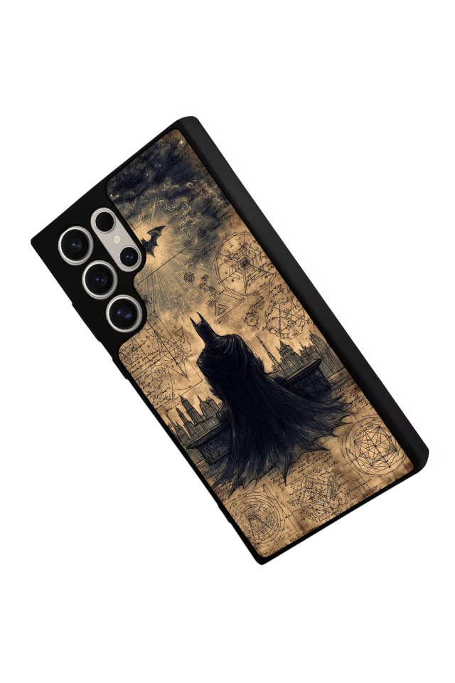 Samsung Galaxy S23 Ultra Uyumlu Batman Tasarımlı Glossy Premium Kılıf