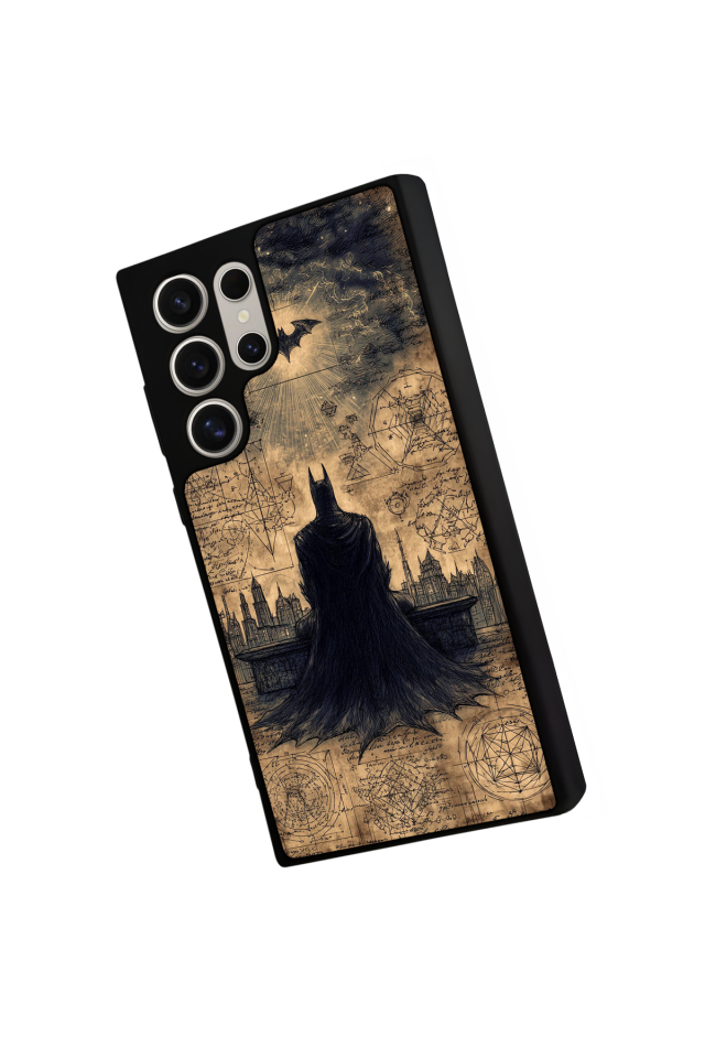 Samsung Galaxy S23 Ultra Uyumlu Batman Tasarımlı Glossy Premium Kılıf