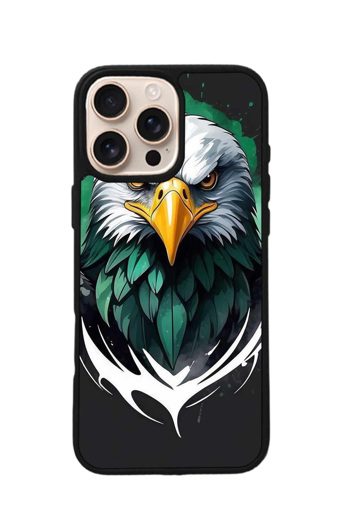 iPhone 15 Pro Uyumlu Besiktas Tasarımlı Glossy Premium Kılıf