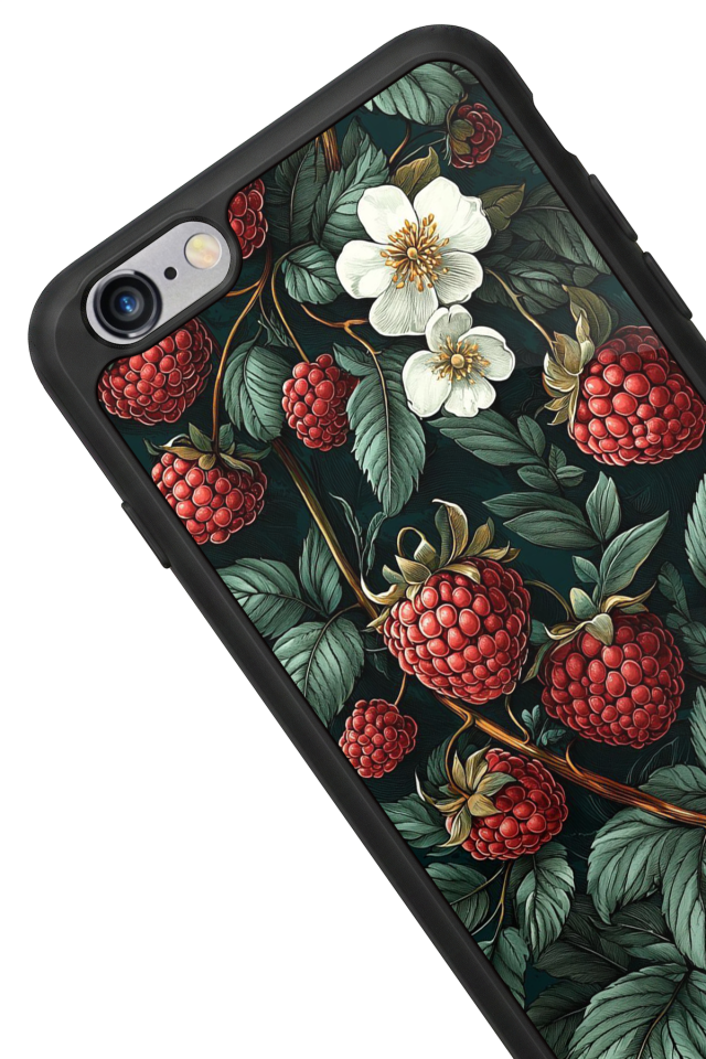 iPhone 6s Plus Uyumlu Botanik Tasarımlı Glossy Premium Kılıf